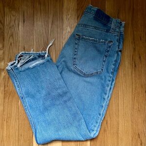 Abercrombie Ankle Straight Ultra High Rise, size 26 short